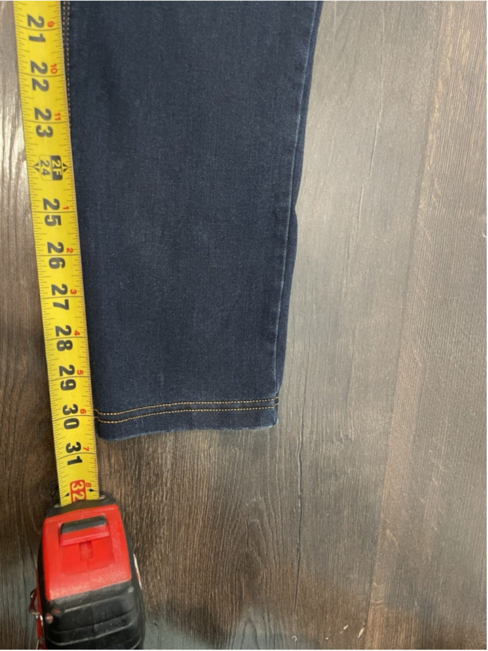 Luxe Nygard 360 4 Way Stretch Pull on Size 14-16 Denim Jeans Skinny Cuff - Picture 7 of 7